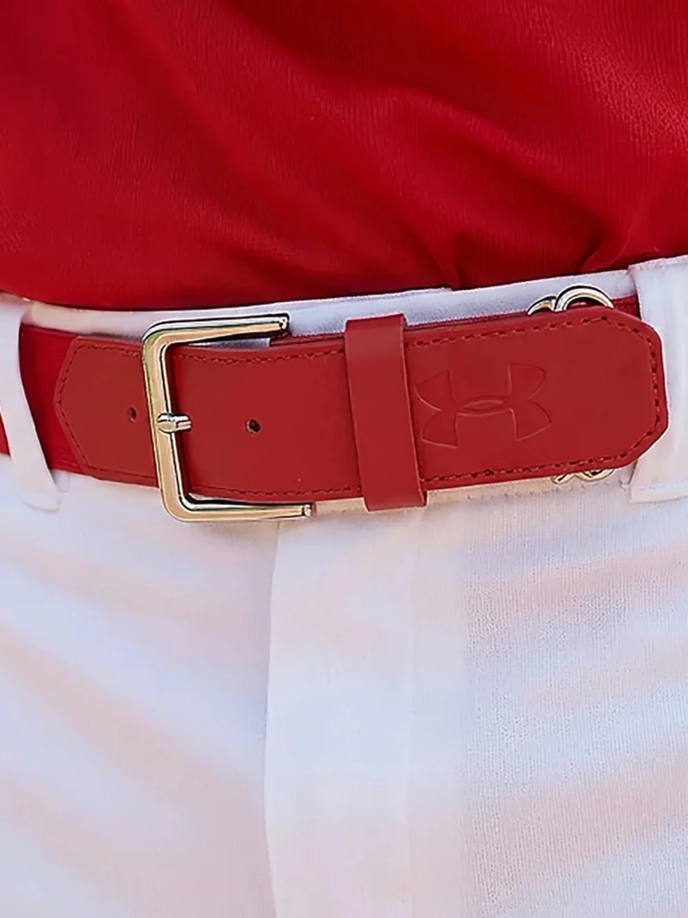 NWOT Under Armour Adjustable Athletic Baseball Belt with Silver Buckle